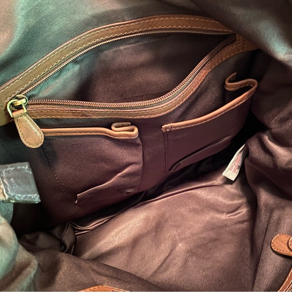 Lucky Brand Buckman Tote in Cognac with zipper close and zip pockets NWT - Picture 12 of 16